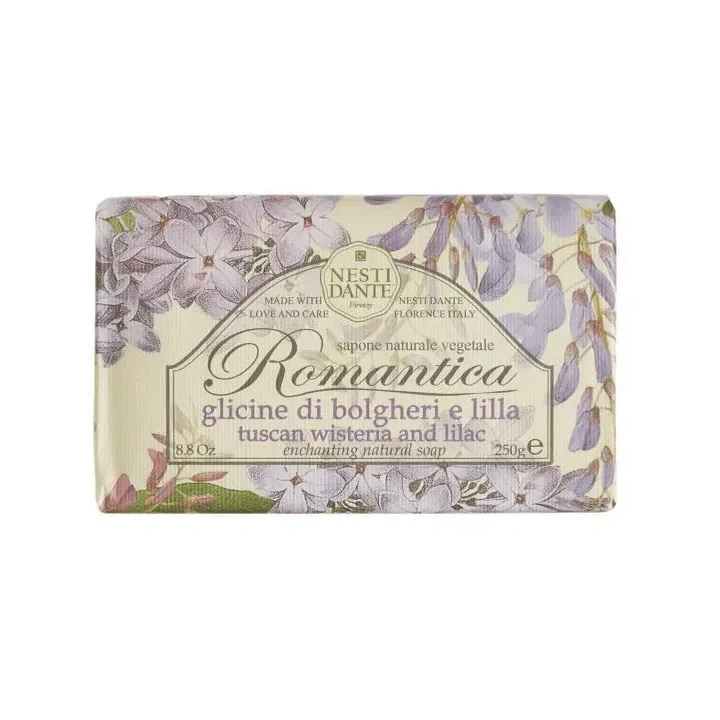 NESTI DANTE Romantica mydło w kostce Glicynia i Lilia 250g