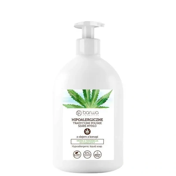 BARWA Hipoalergiczne szare mydło w płynie 500ml