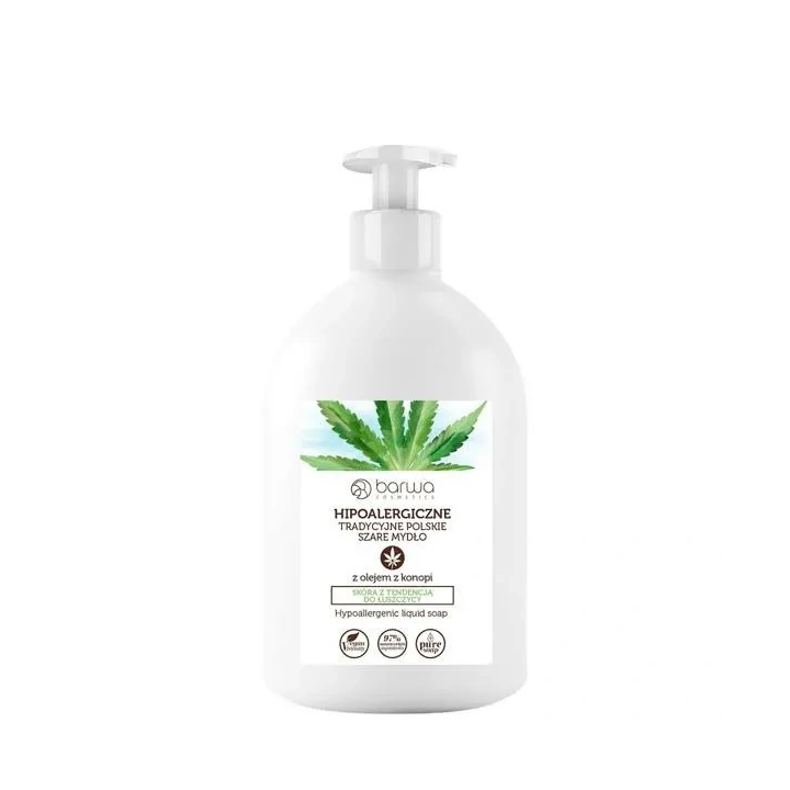 BARWA Hipoalergiczne szare mydło w płynie 500ml