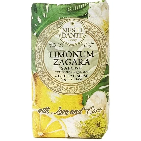 NESTI DANTE Limonum Zagara mydło w kostce Kwiat Pomarańczy 250g