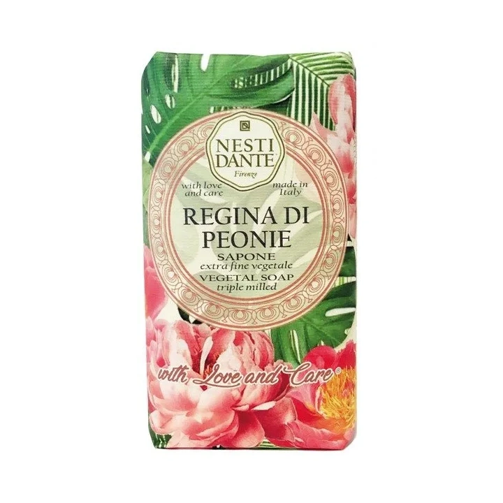 NESTI DANTE With Love and Care mydło w kostce Regina Di Peonia 250g
