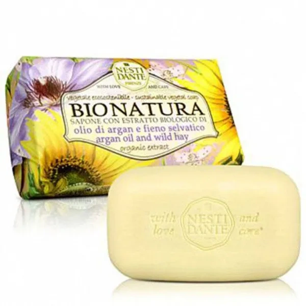NESTI DANTE Bionatura mydło Argan i Siano 250g