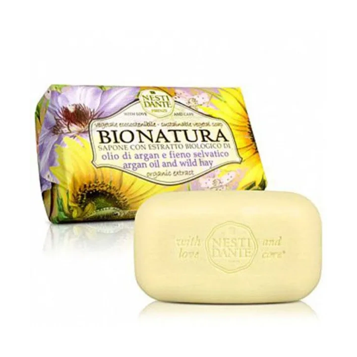 NESTI DANTE Bionatura mydło Argan i Siano 250g