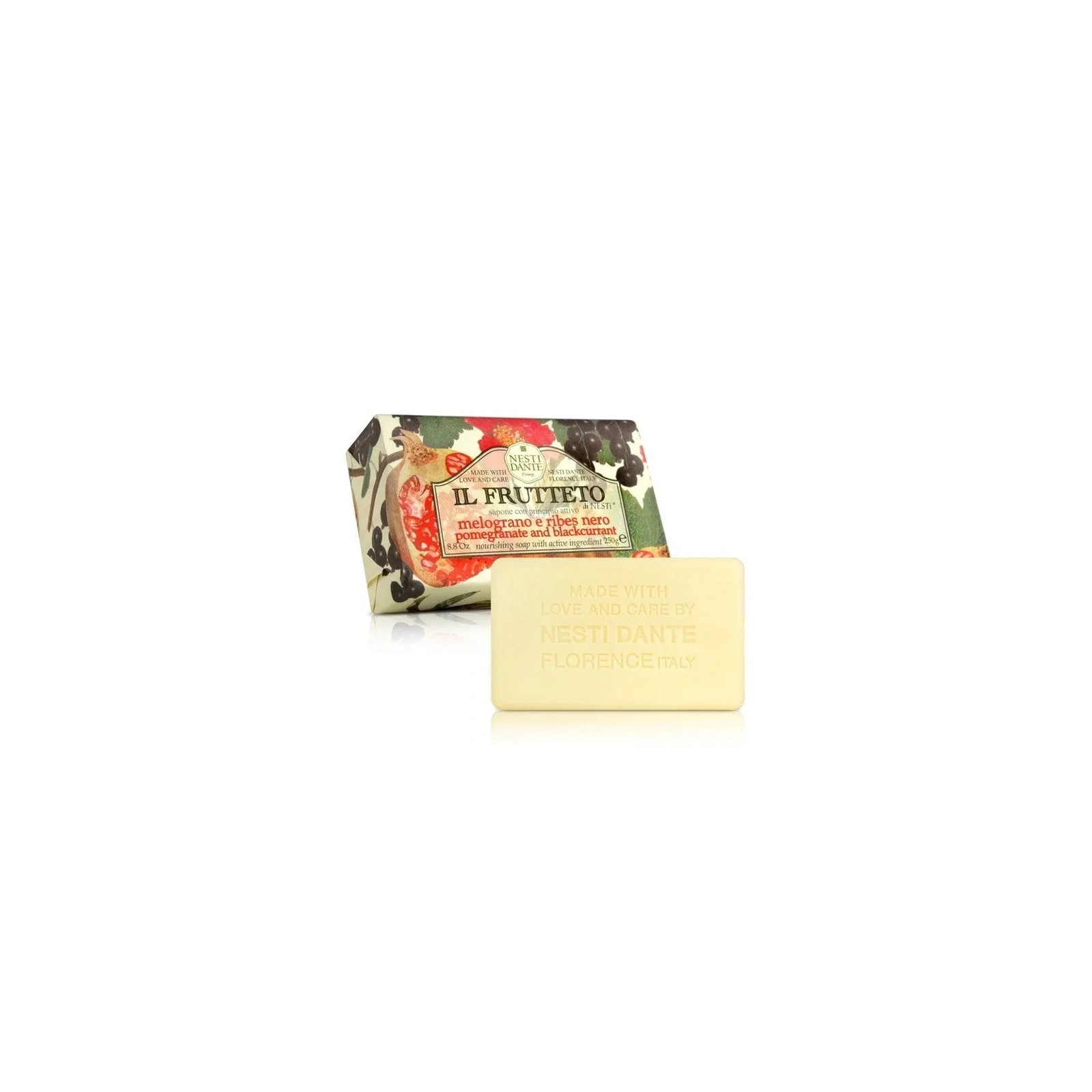 NESTI DANTE Il Frutello mydło w kostce Granat i Porzeczka 250g