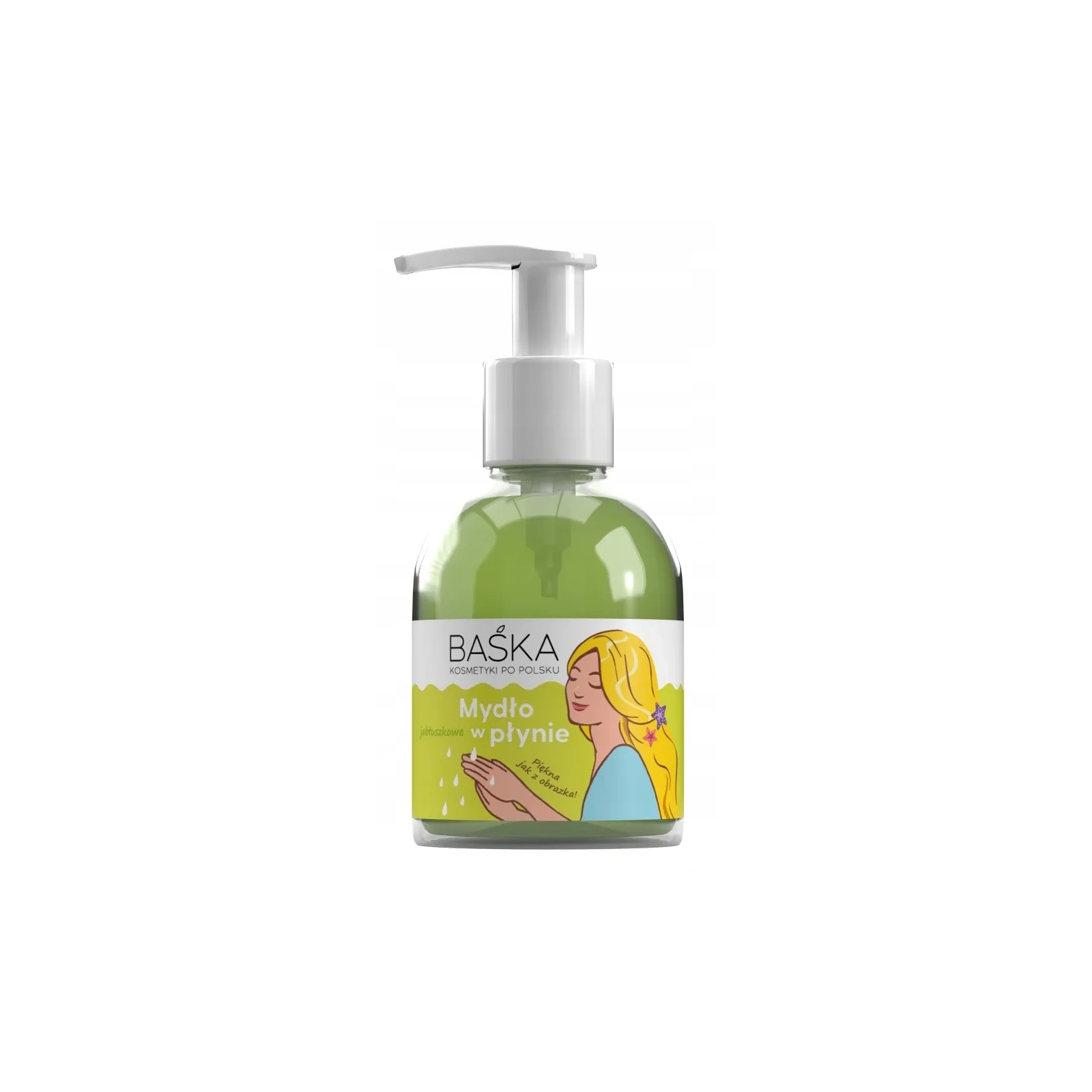 SOLVERX Baśka mydło w płynie do rąk Jabłuszkowe 250ml TERMIN 09-2026