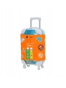 HISKIN Travel Set zestaw podróżny Walizka (szampon+odżywka) 2x75ml