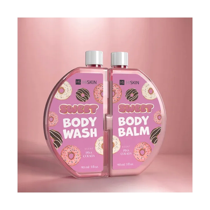 HISKIN Puzle Travel Body zestaw podróżny Pina Colada 2x90ml