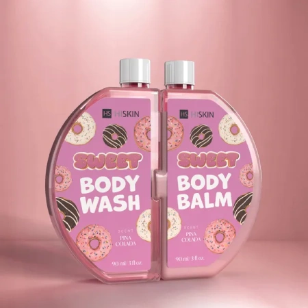 HISKIN Puzle Travel Body zestaw podróżny Pina Colada 2x90ml