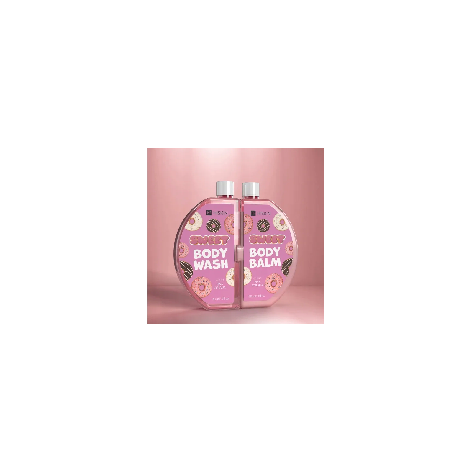 HISKIN Puzle Travel Body zestaw podróżny Pina Colada 2x90ml
