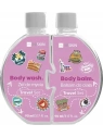 HISKIN Puzle Travel Body zestaw podróżny [żel + balsam do ciała] 2x90ml