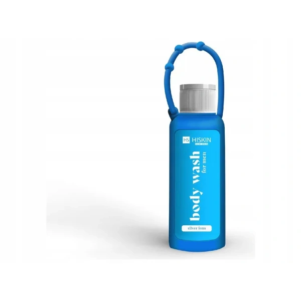 HISKIN Travel Size męski żel do mycia ciała z zawieszką Blue 90ml
