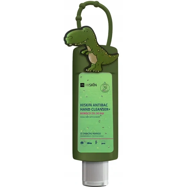 HISKIN Antibac Hand Cleanser biobójczy żel do rąk Travel Size Dinozaur 75ml