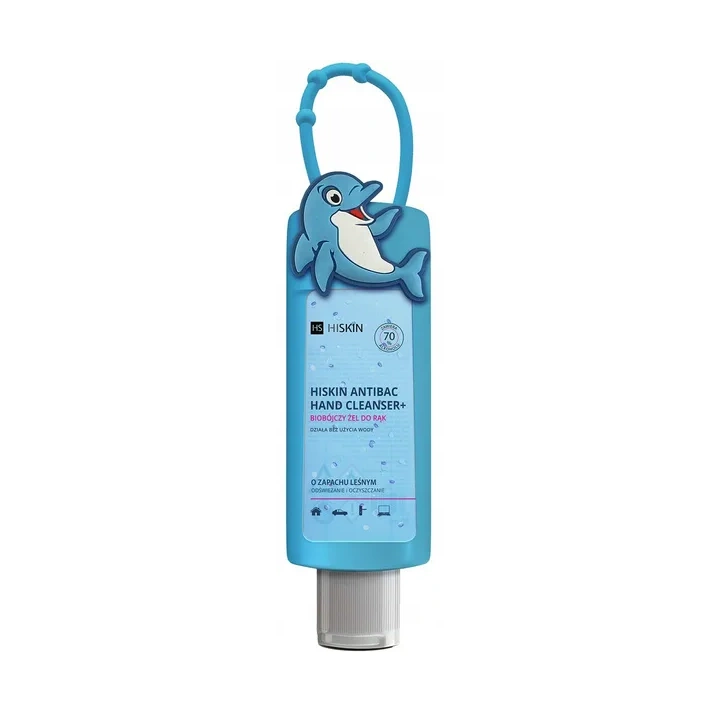 HISKIN Antibac Hand Cleanser biobójczy żel do rąk Travel Size Delfin 75ml