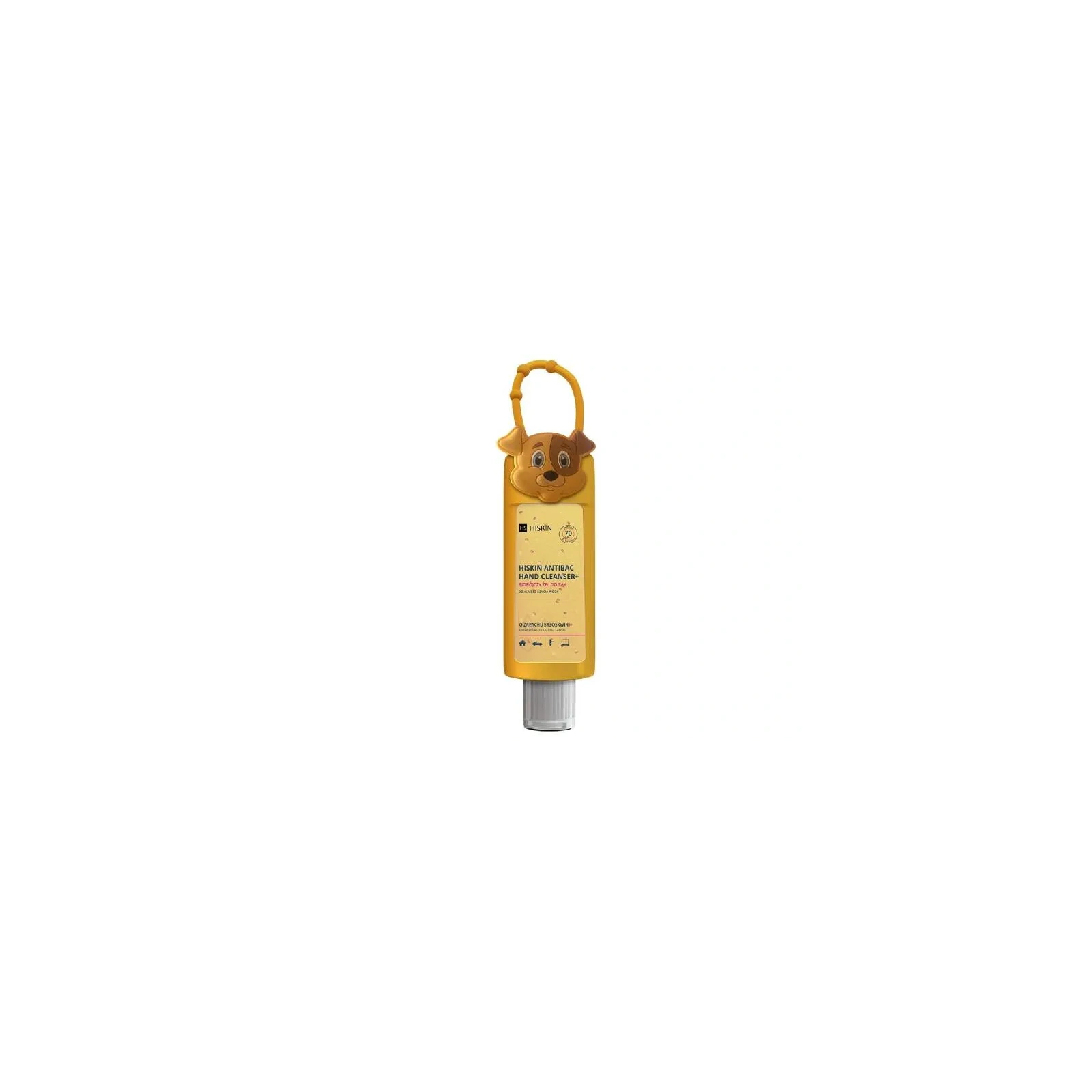 HISKIN Antibac Hand Cleanser biobójczy żel do rąk Travel Size Piesek 75ml