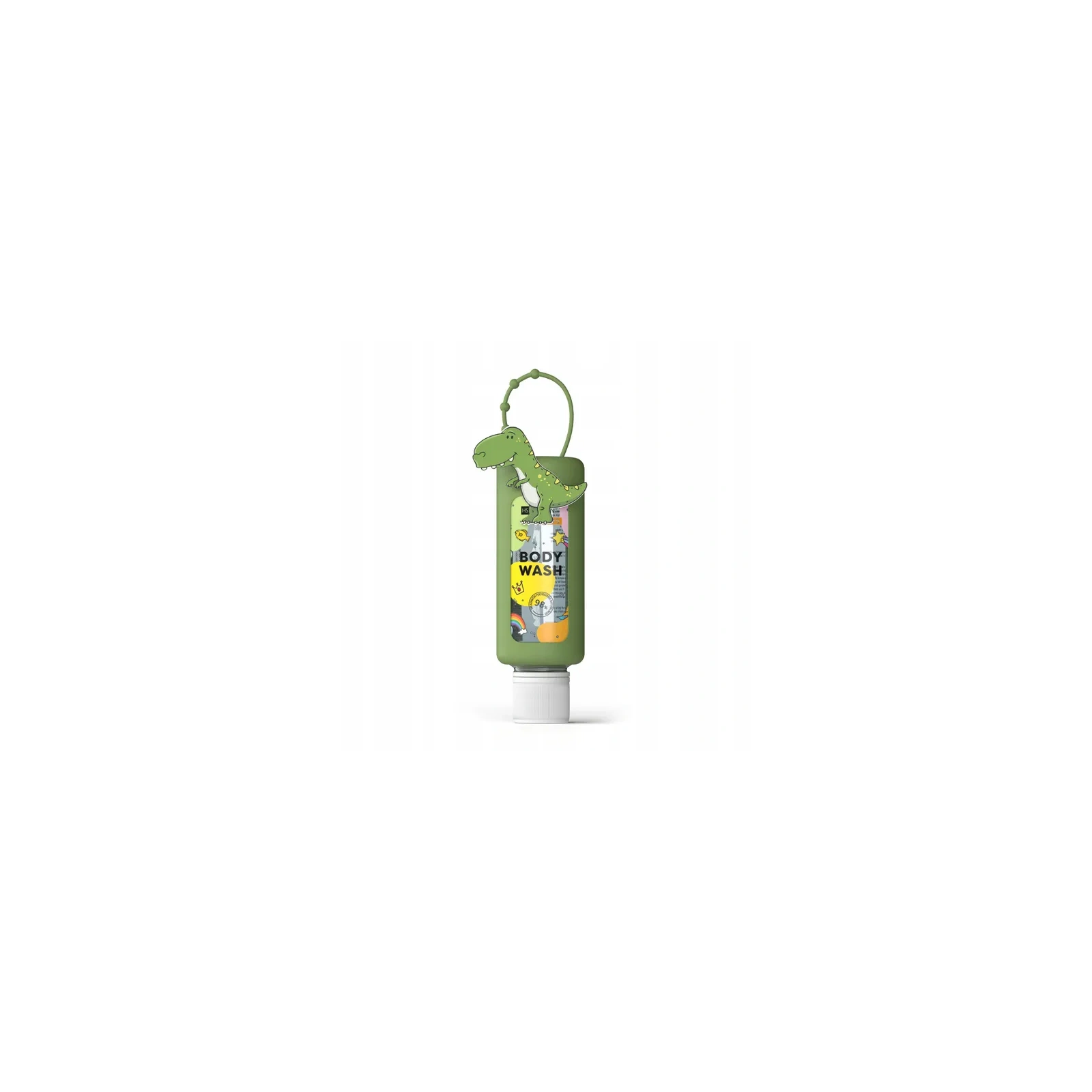 HISKIN Kids Body Wash płyn do kąpieli i mycia ciała Travel Size Dinozaur 75ml