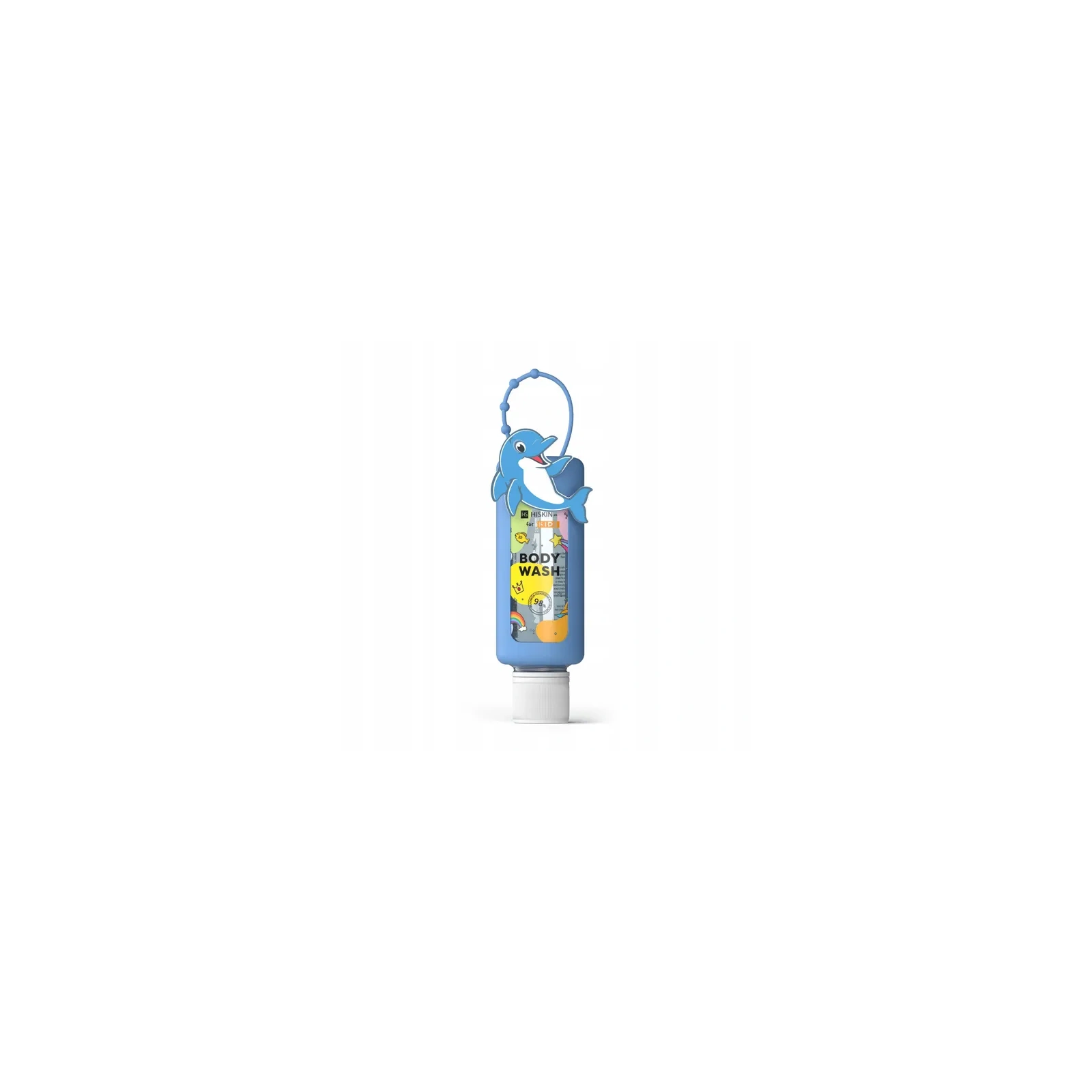 HISKIN Kids Body Wash płyn do kąpieli i mycia ciała Travel Size Delfin 75ml
