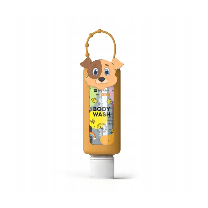 HISKIN Kids Body Wash płyn do kąpieli i mycia ciała Travel Size Piesek 75ml