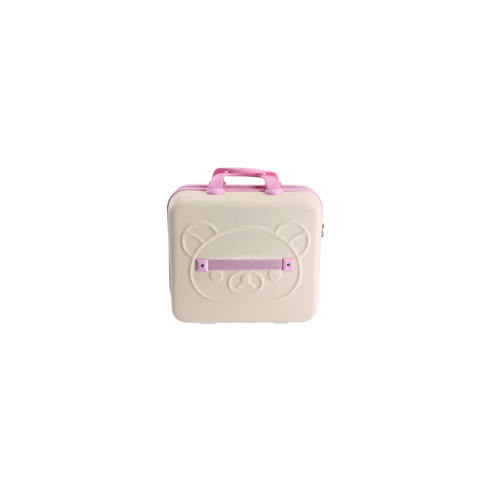 ECARLA mini walizka dla dzieci 30x16x24cm Beżowa WP09