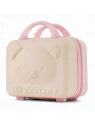 ECARLA mini walizka dla dzieci 30x16x24cm Beżowa WP09