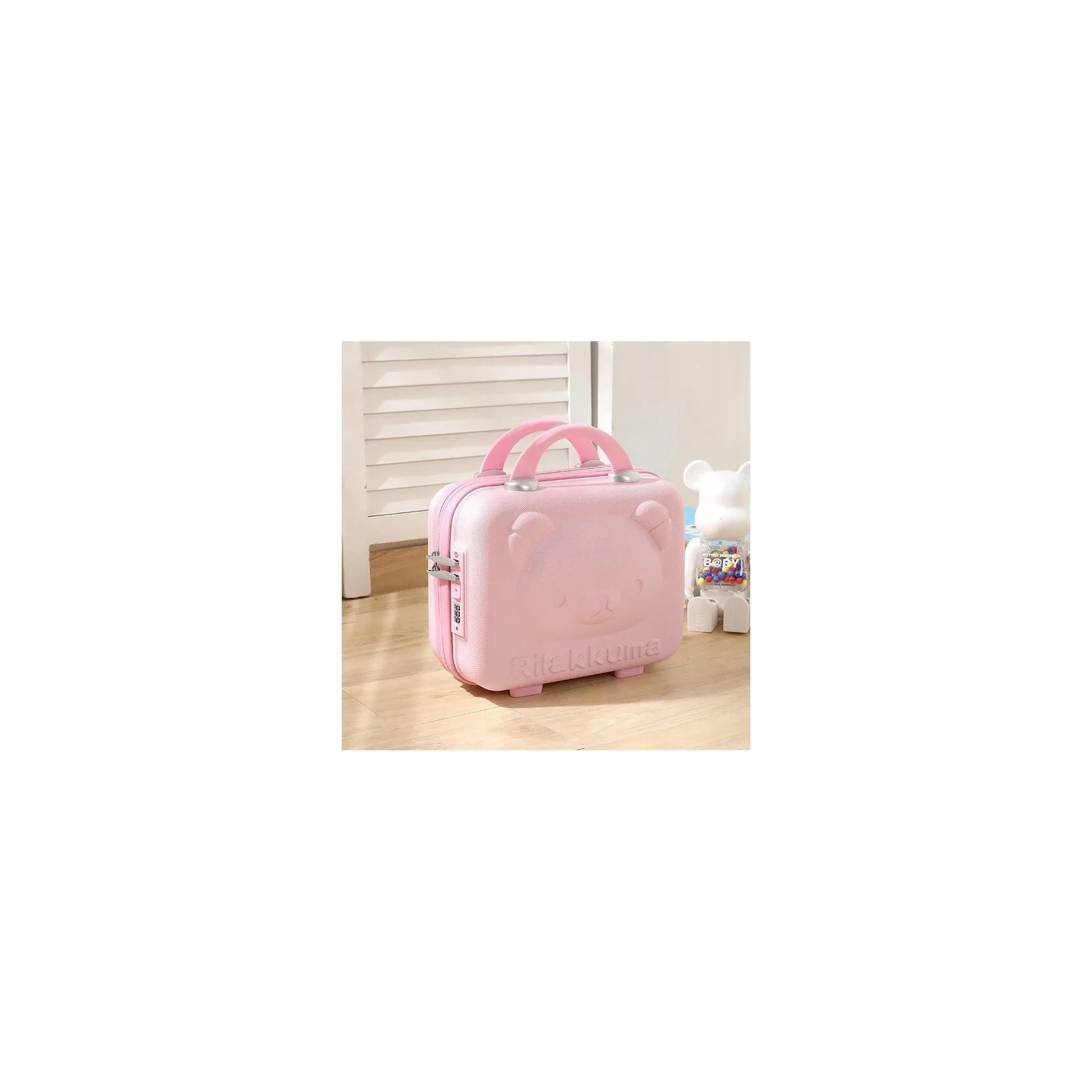 ECARLA mini walizka dla dzieci 30x16x24cm Różowa WP10