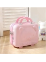 ECARLA mini walizka dla dzieci 30x16x24cm Różowa WP10