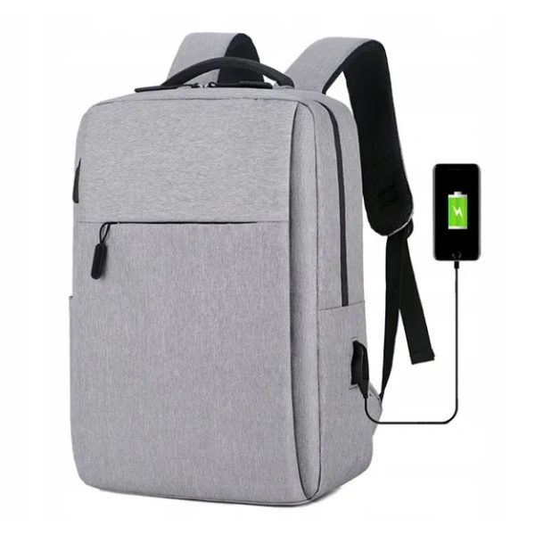 ECARLA plecak na laptopa Szary PL154SZ