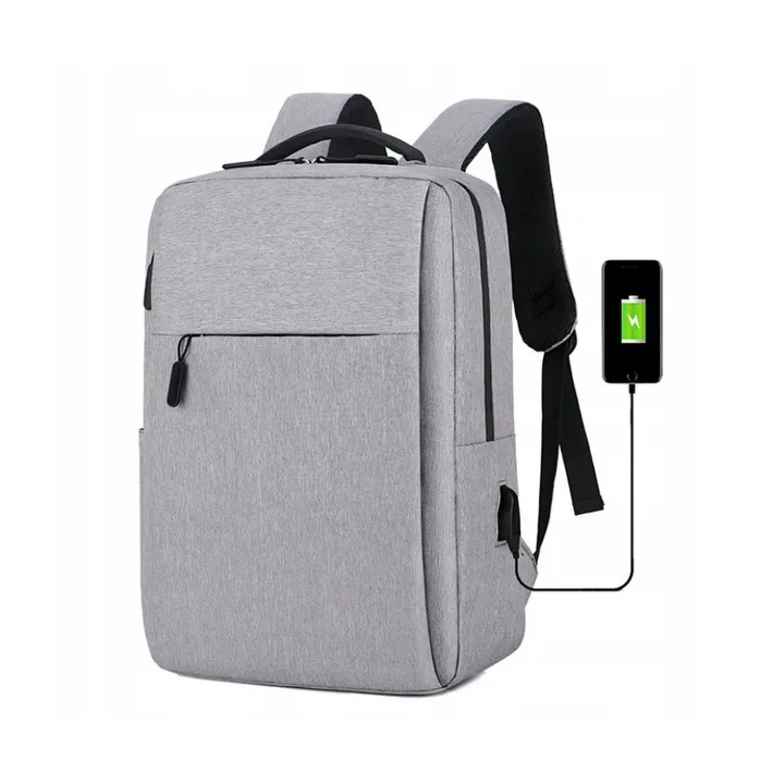 ECARLA plecak na laptopa Szary PL154SZ
