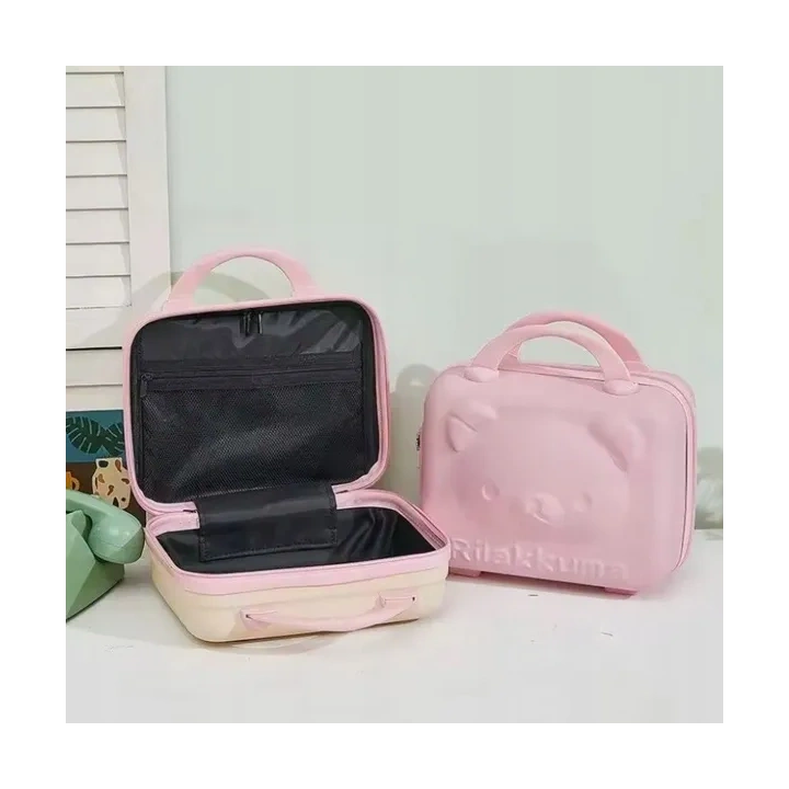 ECARLA mini walizka dla dzieci 30x16x24cm Beżowa WP09