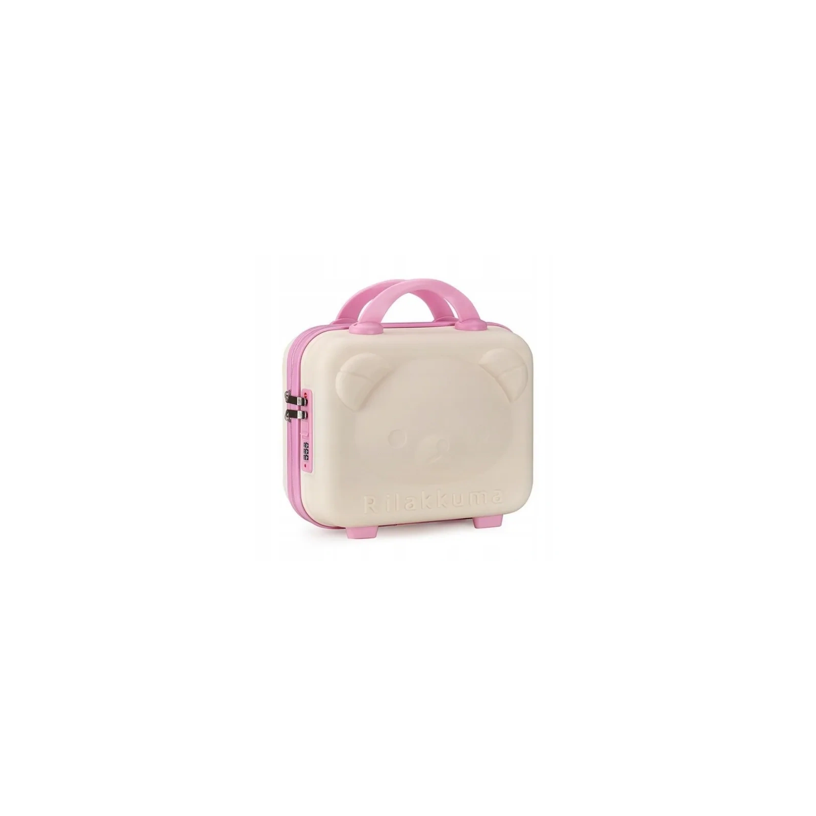 ECARLA mini walizka dla dzieci 30x16x24cm Beżowa WP09