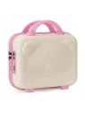 ECARLA mini walizka dla dzieci 30x16x24cm Beżowa WP09