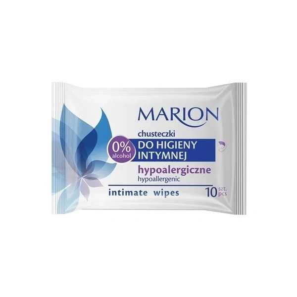 MARION Chusteczki do higieny intymnej hypoalergiczne 10szt