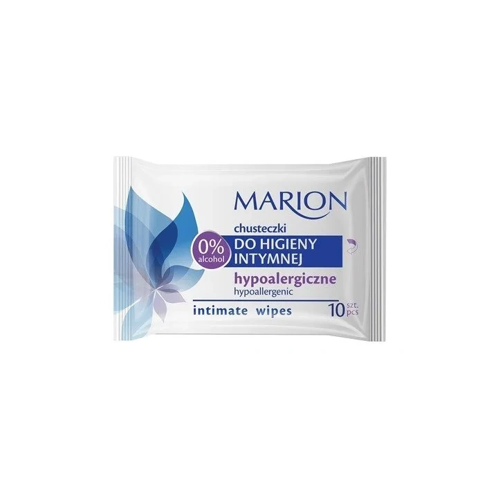 MARION Chusteczki do higieny intymnej hypoalergiczne 10szt