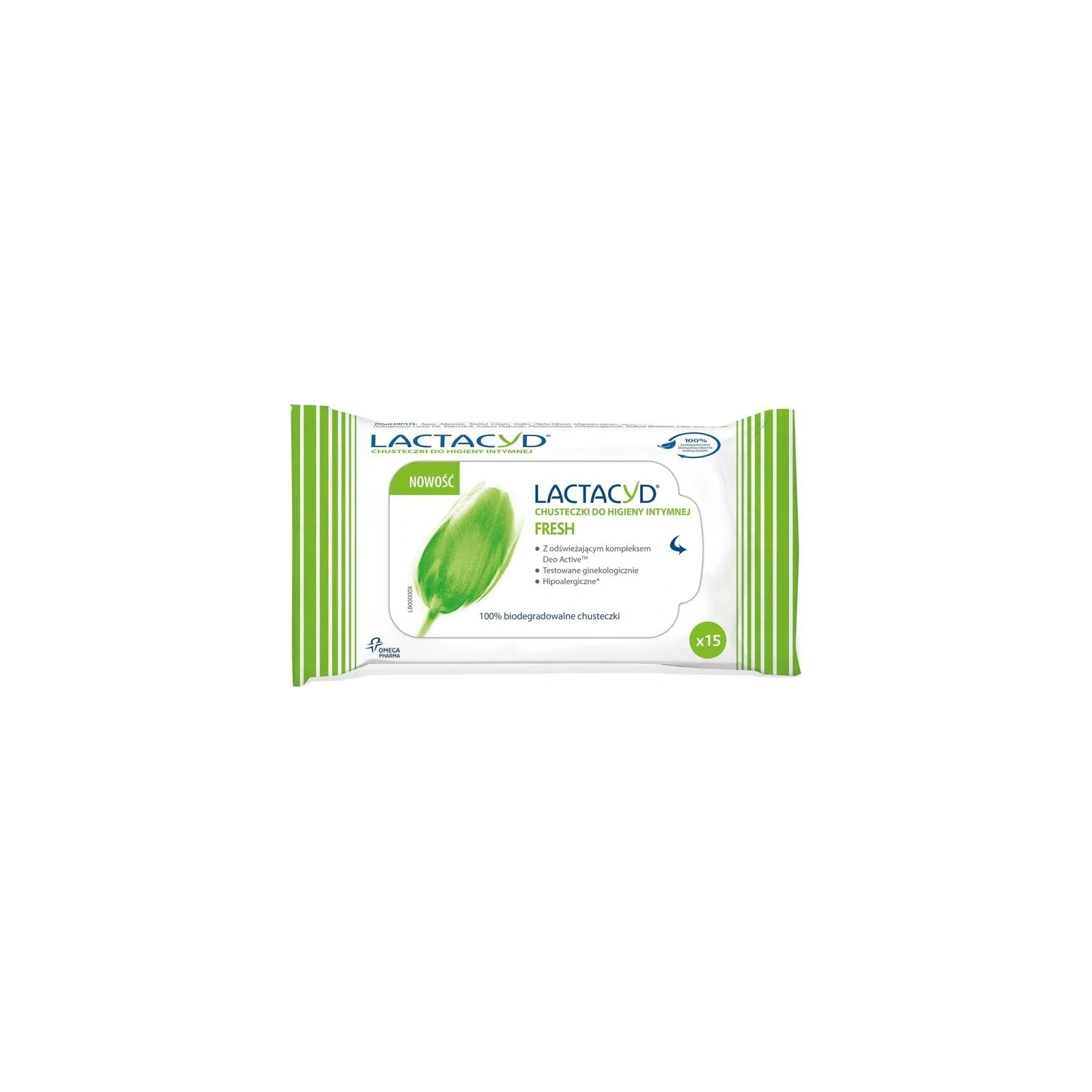 LACTACYD Fresh Chusteczki do higieny intymnej 15szt