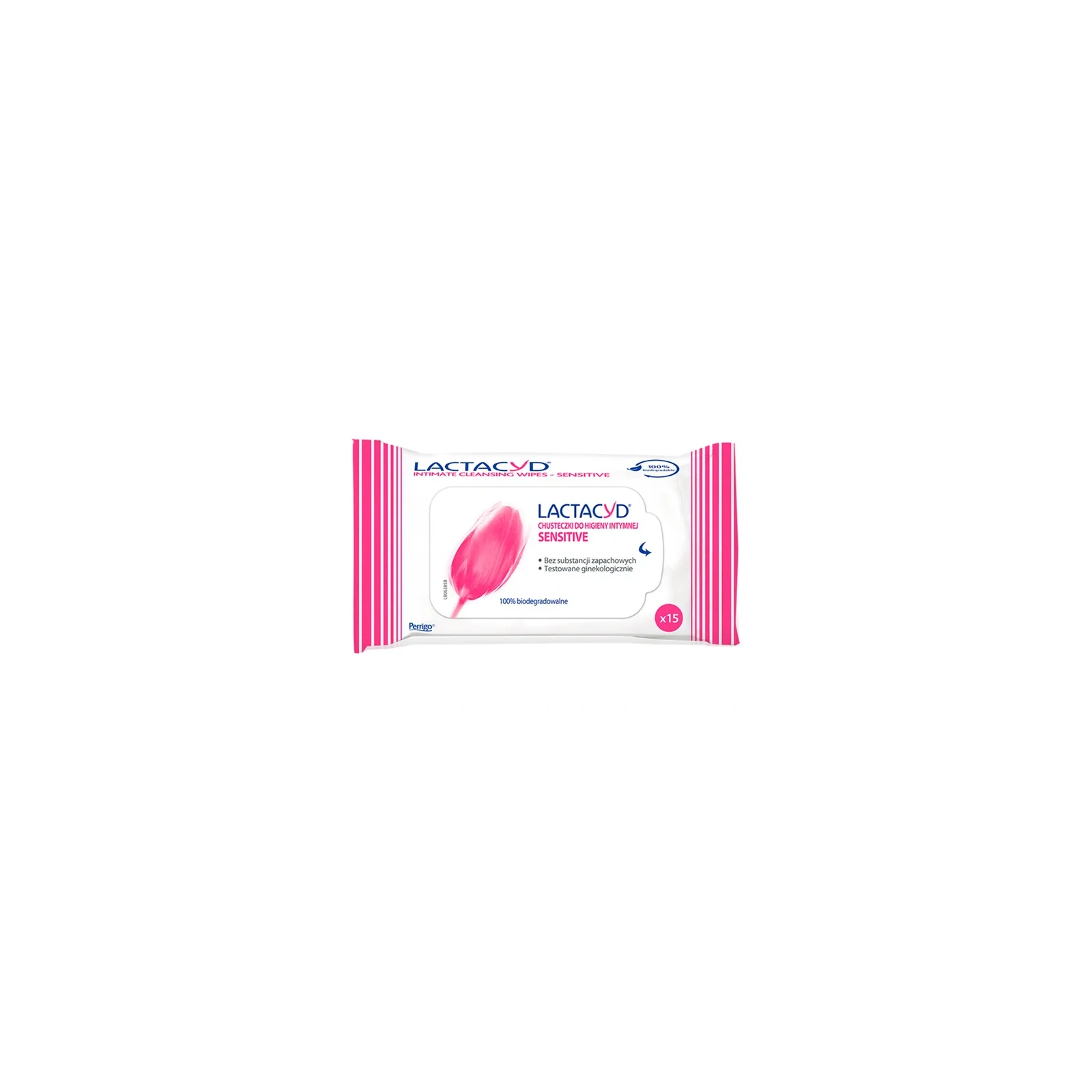 LACTACYD Sensitive chusteczki do higieny intymnej 15szt