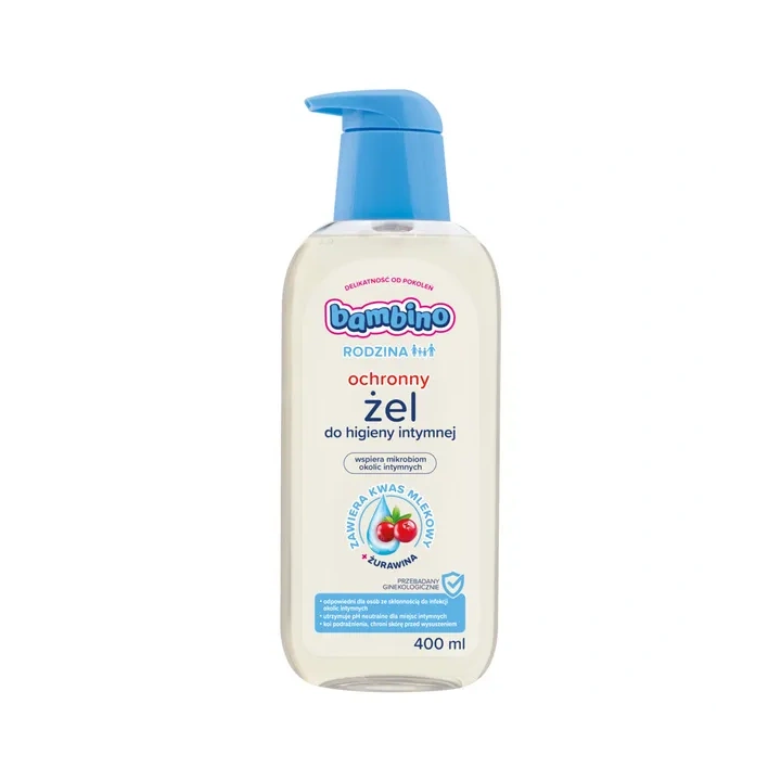 BAMBINO Rodzina żel do higieny intymnej Żurawina 400ml