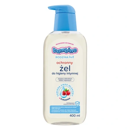 BAMBINO Rodzina żel do higieny intymnej Żurawina 400ml