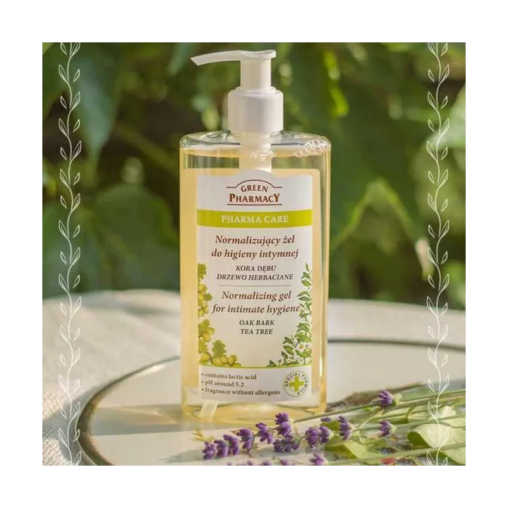 VIS PLANTIS Green Pharmacy żel do higieny intymnej Kora Dębu i Drzewo Herbaciane 300ml