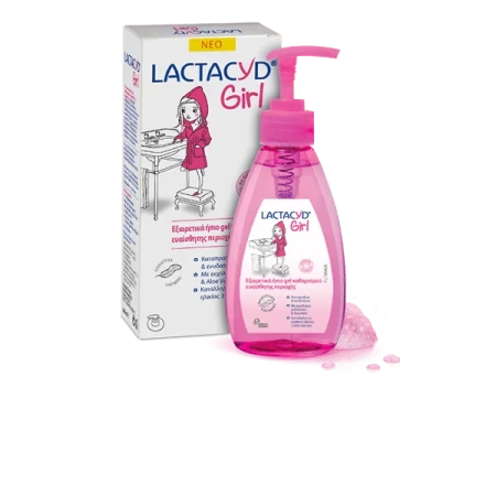 LACTACYD Girl żel do higieny intymnej dla dziewczynek od 3-go roku życia 200ml