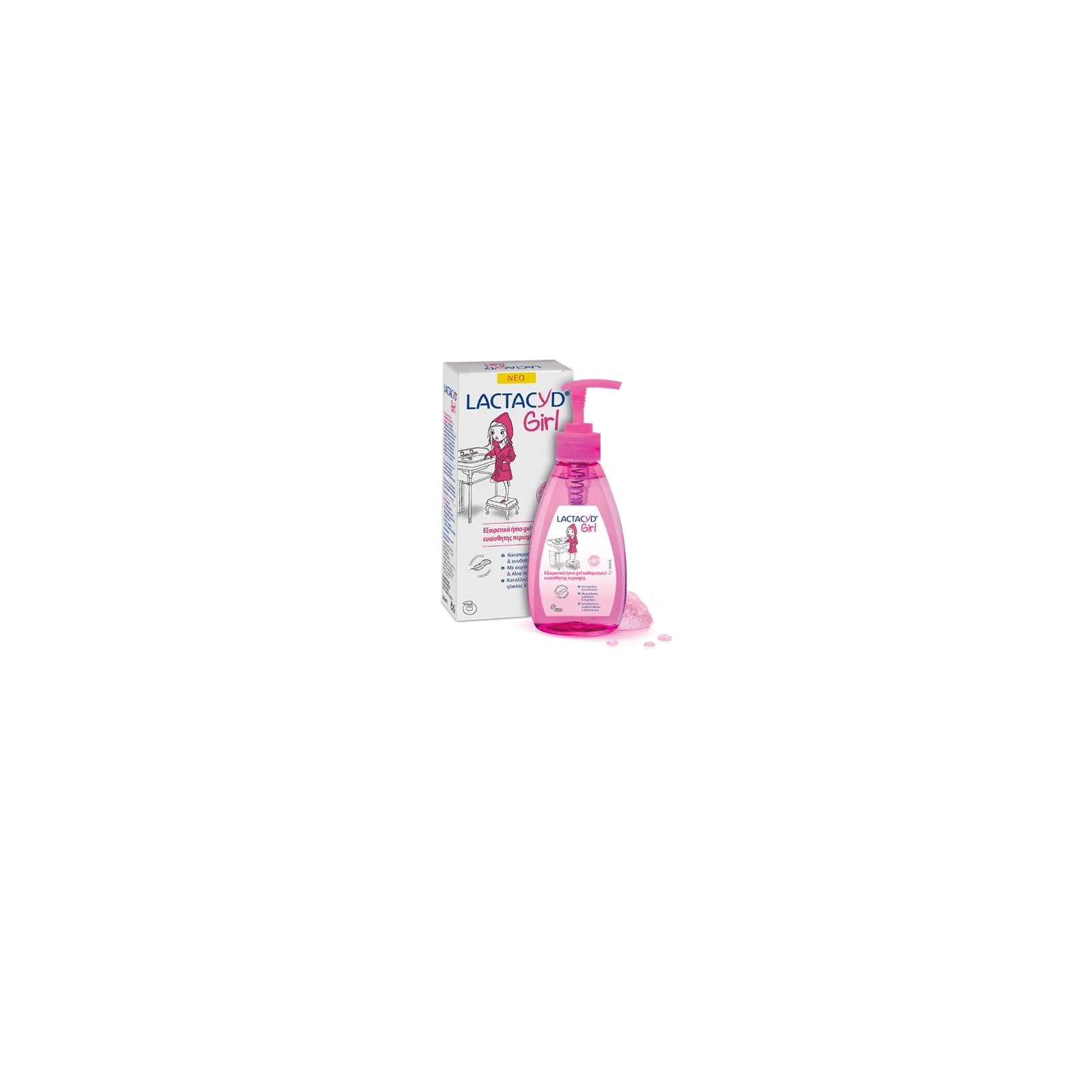LACTACYD Girl żel do higieny intymnej dla dziewczynek od 3-go roku życia 200ml
