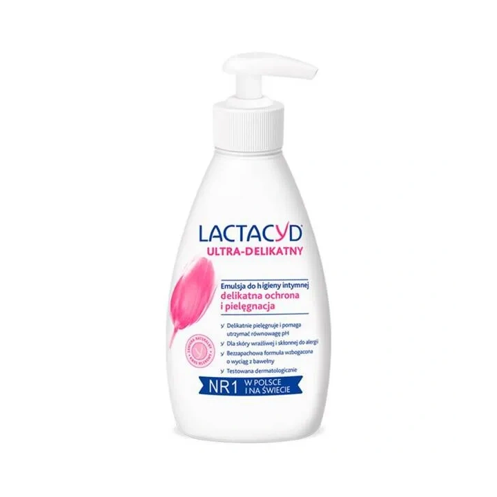 LACTACYD Ultra-Delikatny emulsja do higieny intymnej 200ml pompka