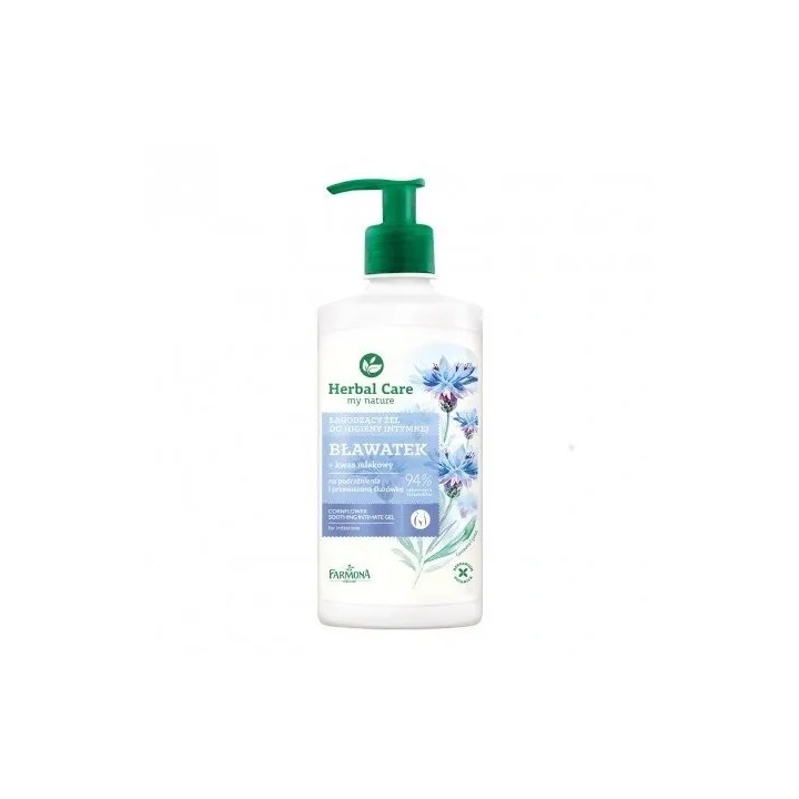 FARMONA Herbal Care łagodzący żel do higieny intymnej Bławatek 330ml