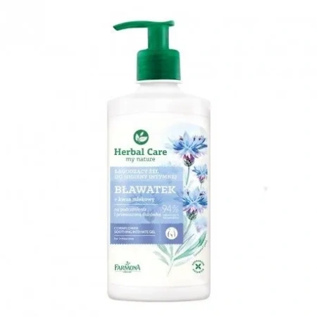FARMONA Herbal Care łagodzący żel do higieny intymnej Bławatek 330ml