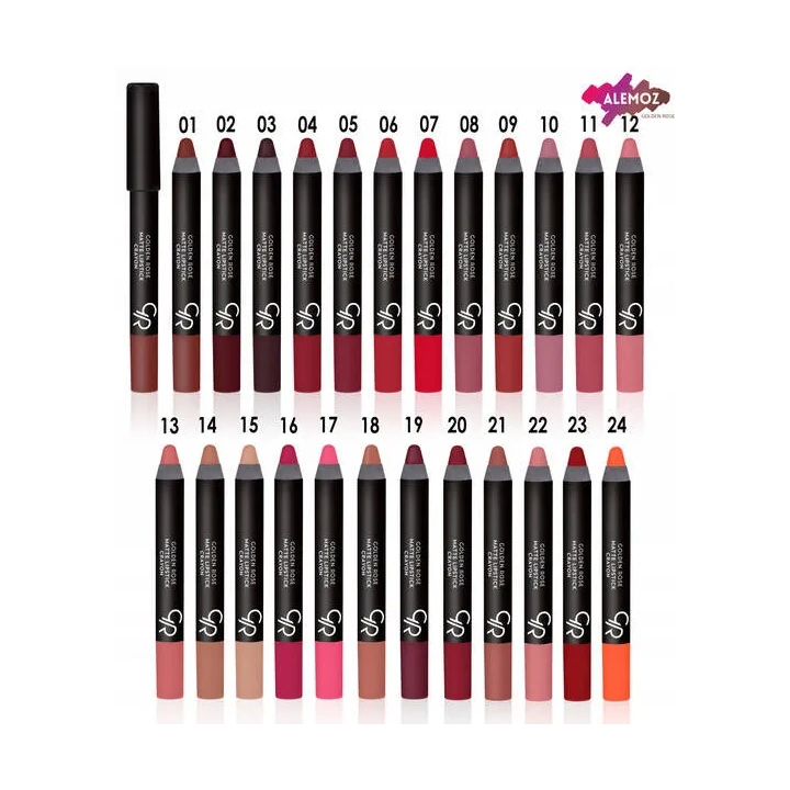 GOLDEN ROSE Matte Crayon Lipstick szminka w kredce 29 BEZ FOLII