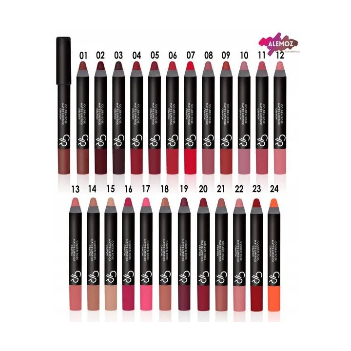 GOLDEN ROSE Matte Crayon Lipstick szminka w kredce 30 3,5g 
