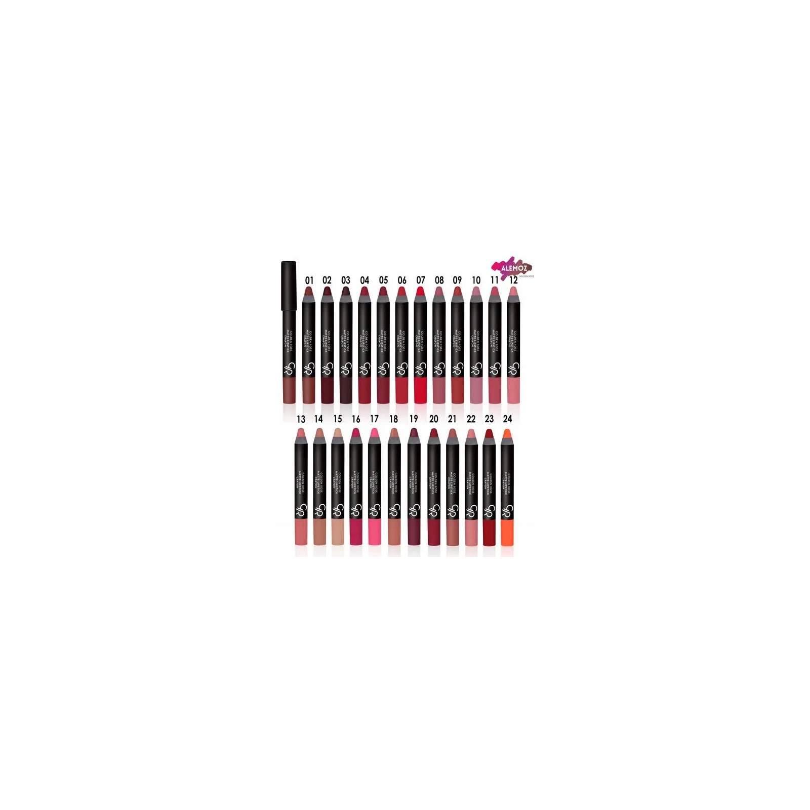 GOLDEN ROSE Matte Crayon Lipstick szminka w kredce 30 3,5g 
