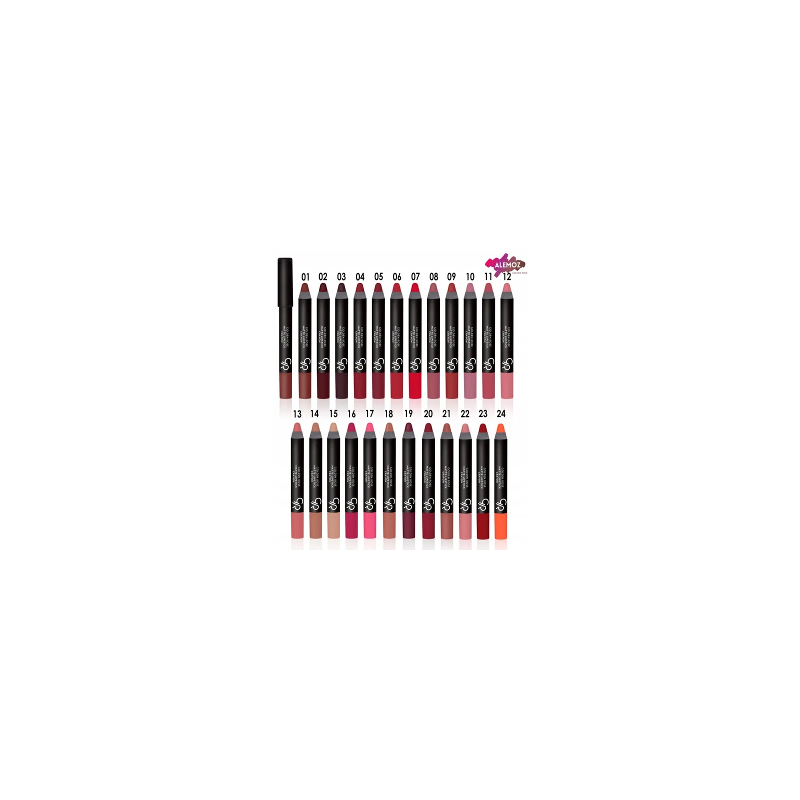 GOLDEN ROSE Matte Crayon Lipstick szminka w kredce 29 3,5g 