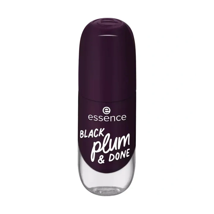 ESSENCE Gel Nail Colours żelowy lakier do paznokci 84 Black Plum & Done 8ml