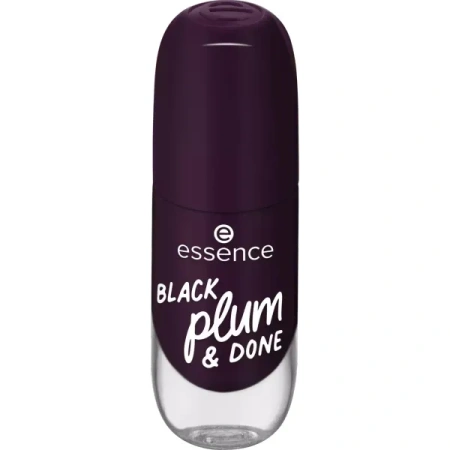 ESSENCE Gel Nail Colours żelowy lakier do paznokci 84 Black Plum & Done 8ml