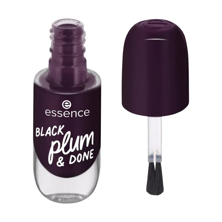 ESSENCE Gel Nail Colours żelowy lakier do paznokci 84 Black Plum & Done 8ml