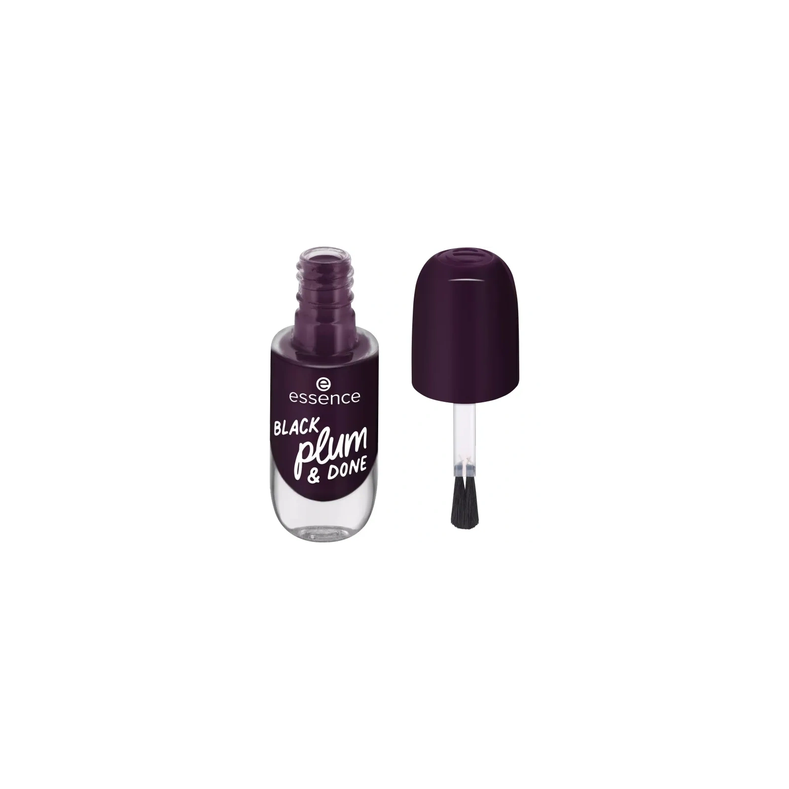 ESSENCE Gel Nail Colours żelowy lakier do paznokci 84 Black Plum & Done 8ml